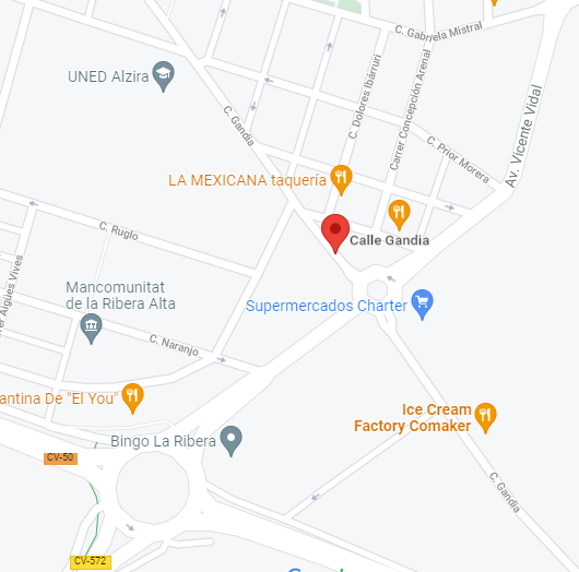 100% de vivienda urbana ubicada en C/ Gandía, 13 - 4 - 14 de Alzira (Valencia). FR nº 24383 de Alzira