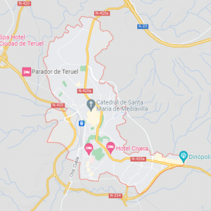 50% de vivienda urbana en Teruel. FR: 38083, RP: Teruel.